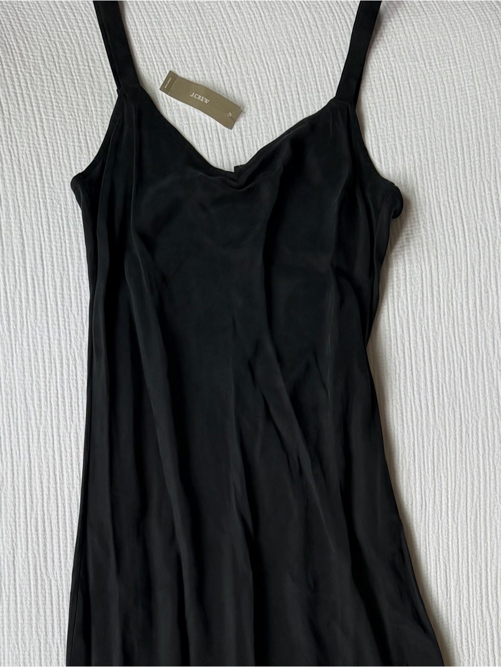 NWT Black J Crew Maxi Dress, Size 6 Tall